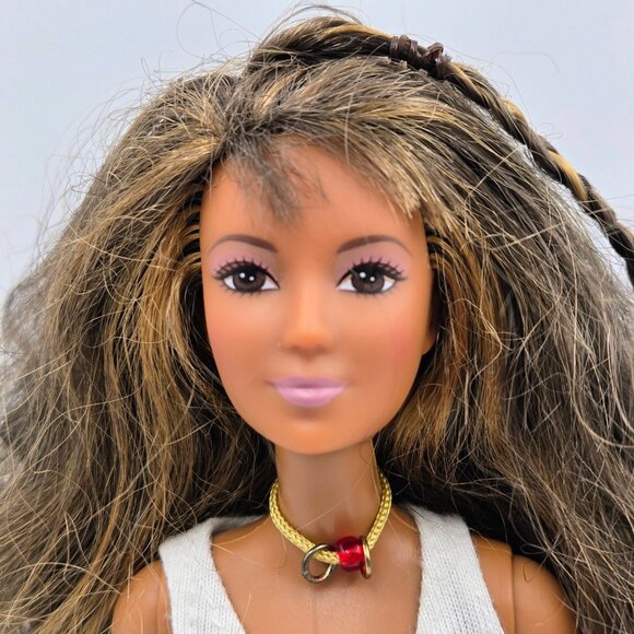 Barbie 2004 Fashion Fever Kayla Doll Tropical Skirt H0869 Mattel Read - Picture 2 of 16